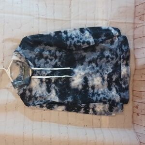 BobbyBrooks  Size J L  Tie Dye Blue  Soft  Hoodie Jacket‎